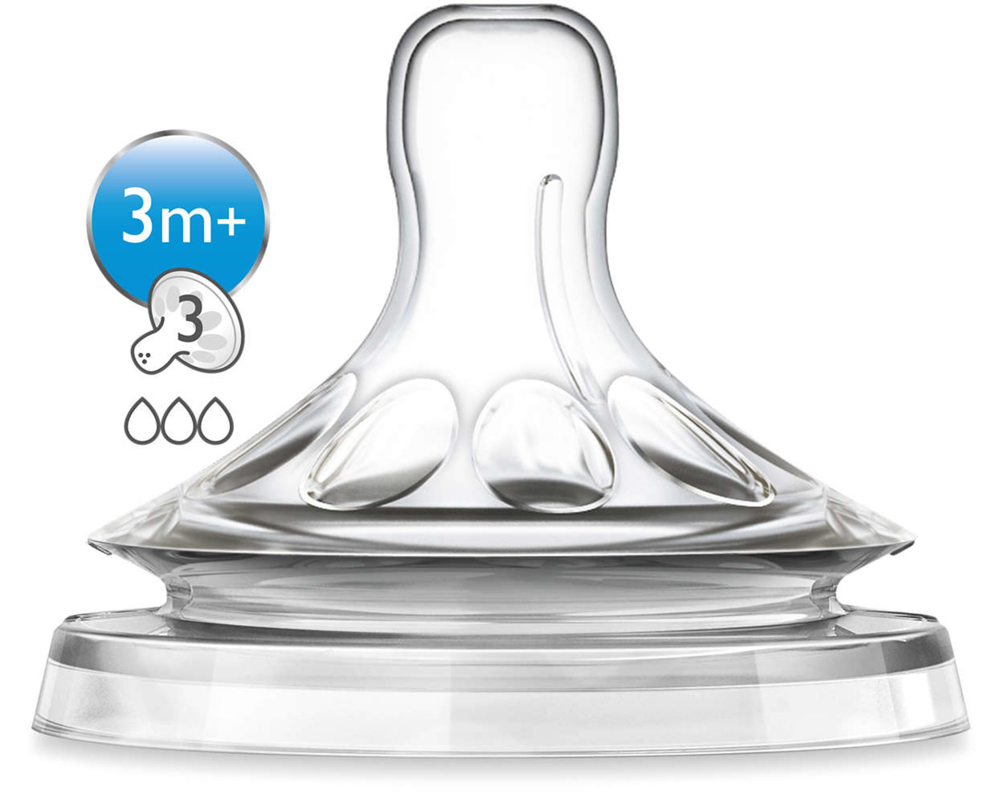 Philips AVENT Dudlík NATURAL 3 otvory