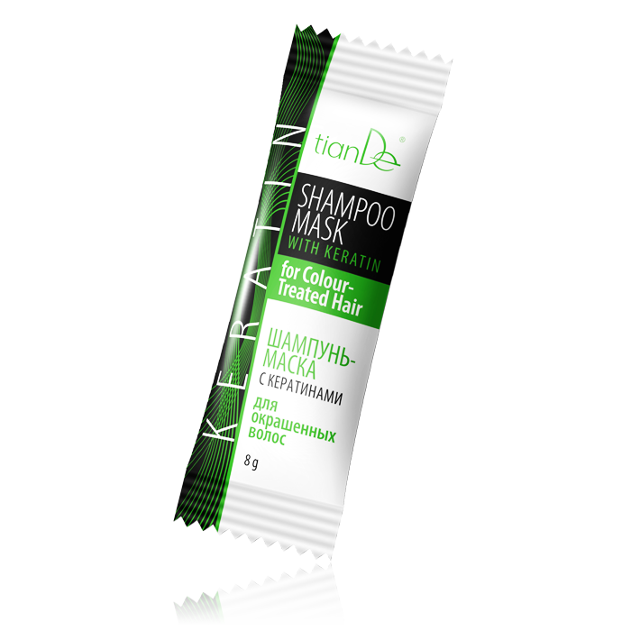 TianDe Šampon - maska s keratinem pro barvené vlasy - TESTER TianDe-shop-eu
