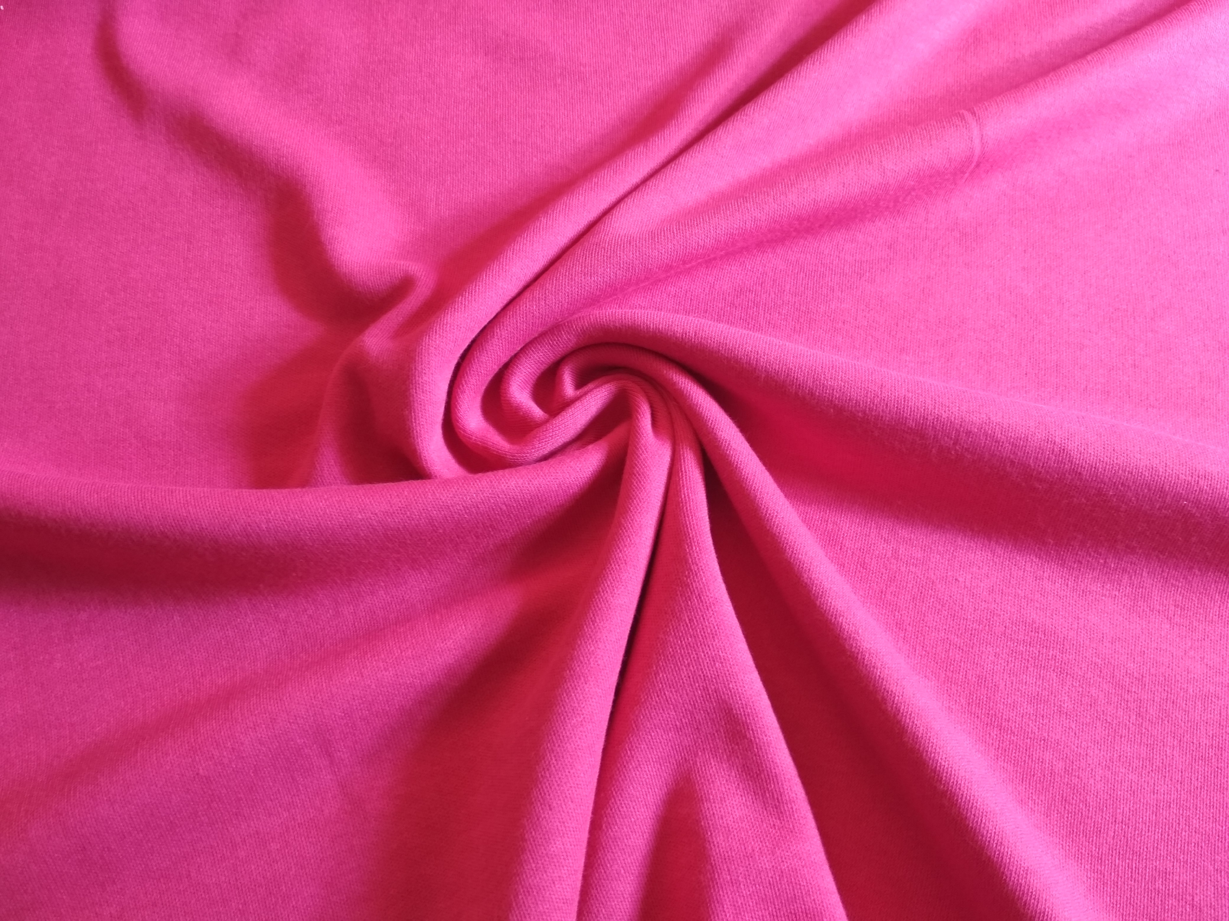 Teplákovina 100 % bavlna korálová