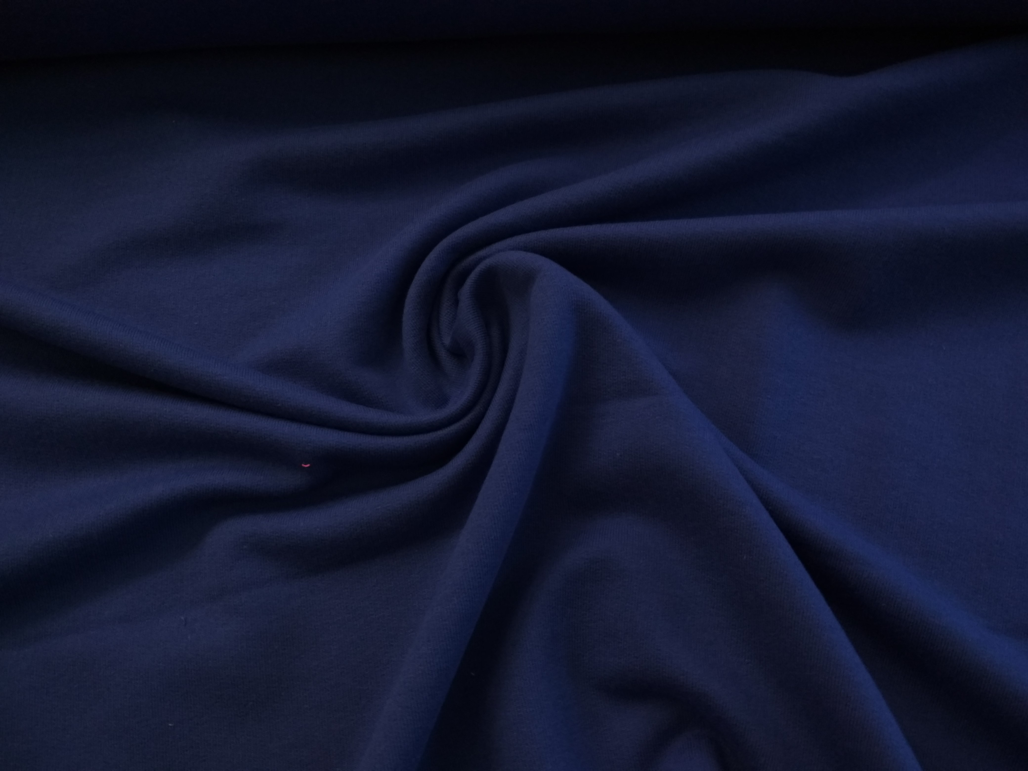 Teplákovina 100 % bavlna modrá