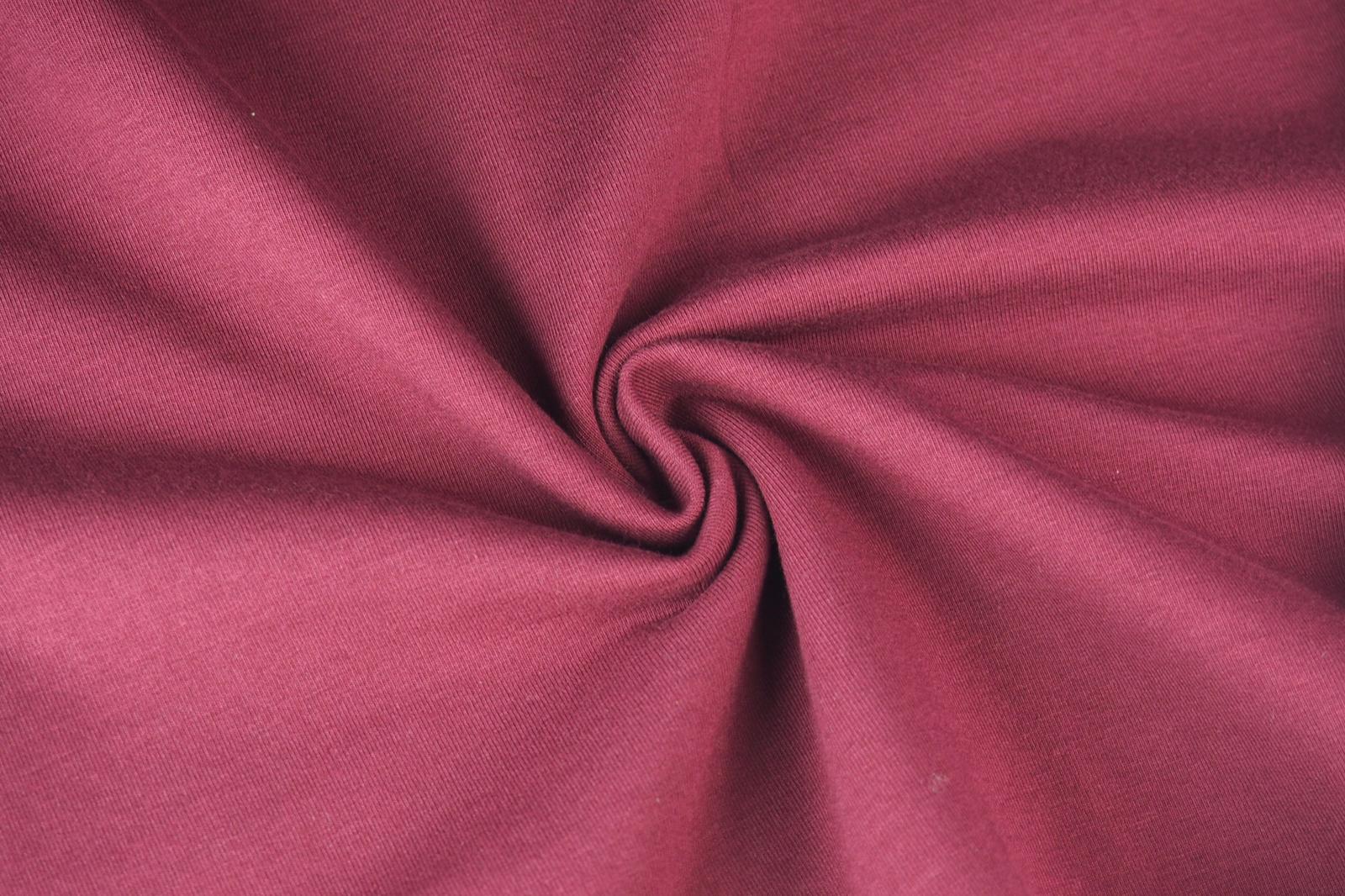 Teplákovina elastická tmavé bordó 260 g