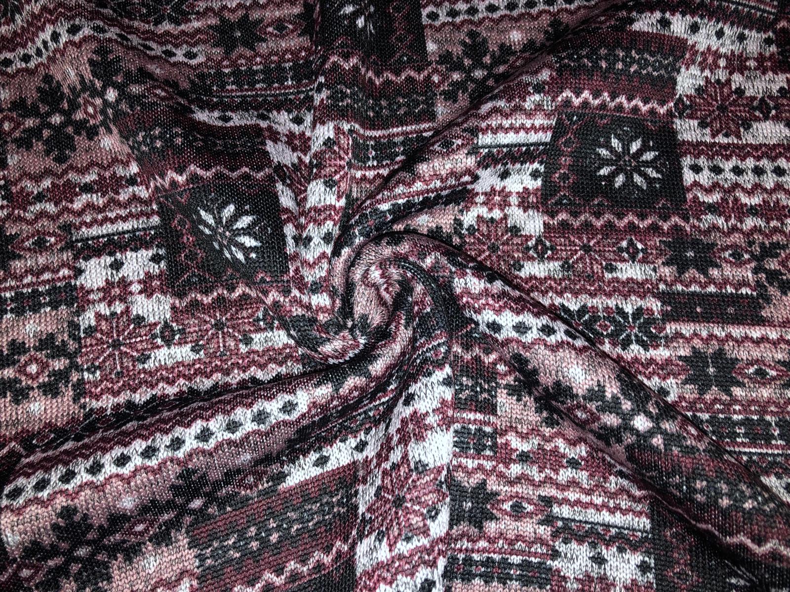 Svetrovina bordó norská hvězdička