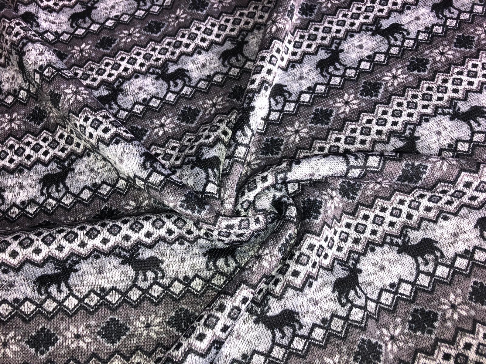 Svetrovina šedý norský sobík