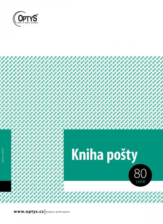 OP 1270 Kniha pošty A4 brožovaná 80 listů Papermax-cz