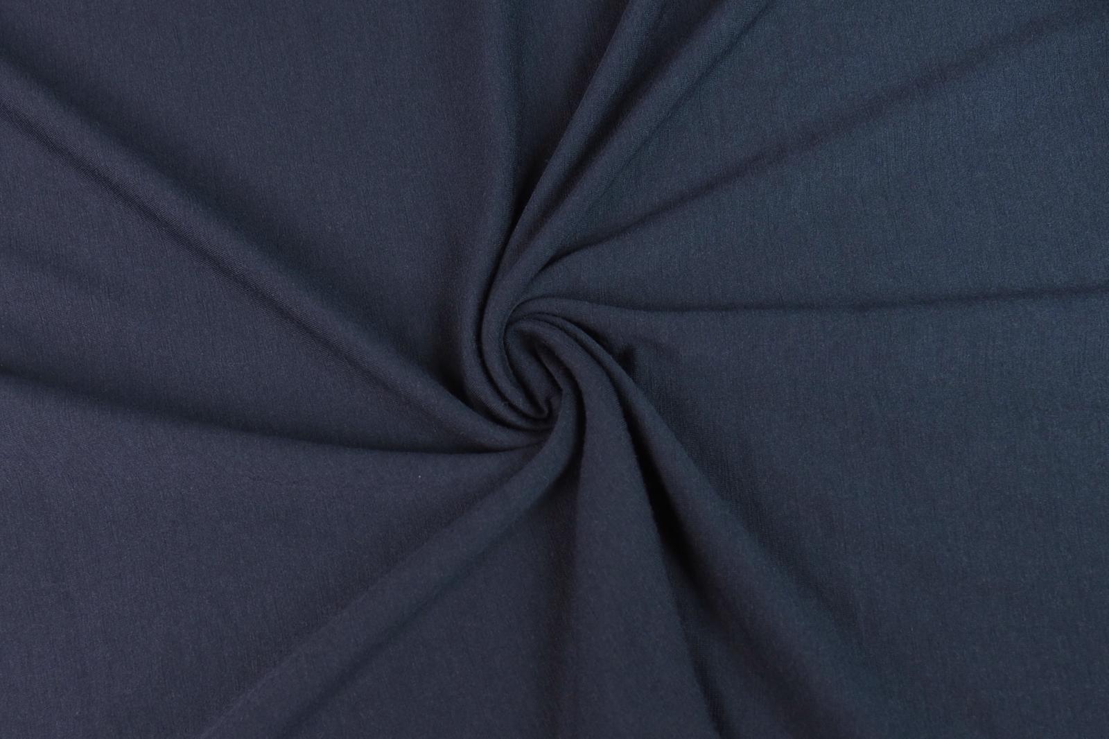 Merino vlna úplet jednolíc švestkově modrý