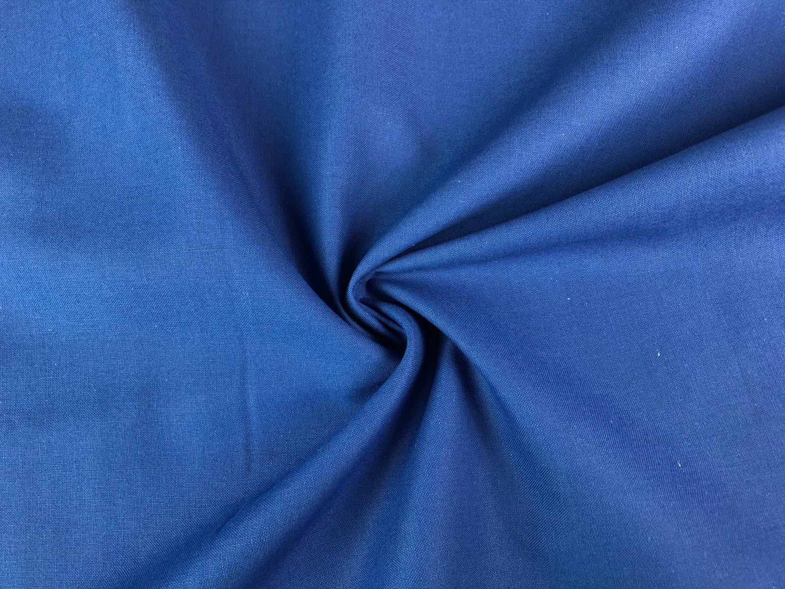 Bavlněné plátno královsky modré