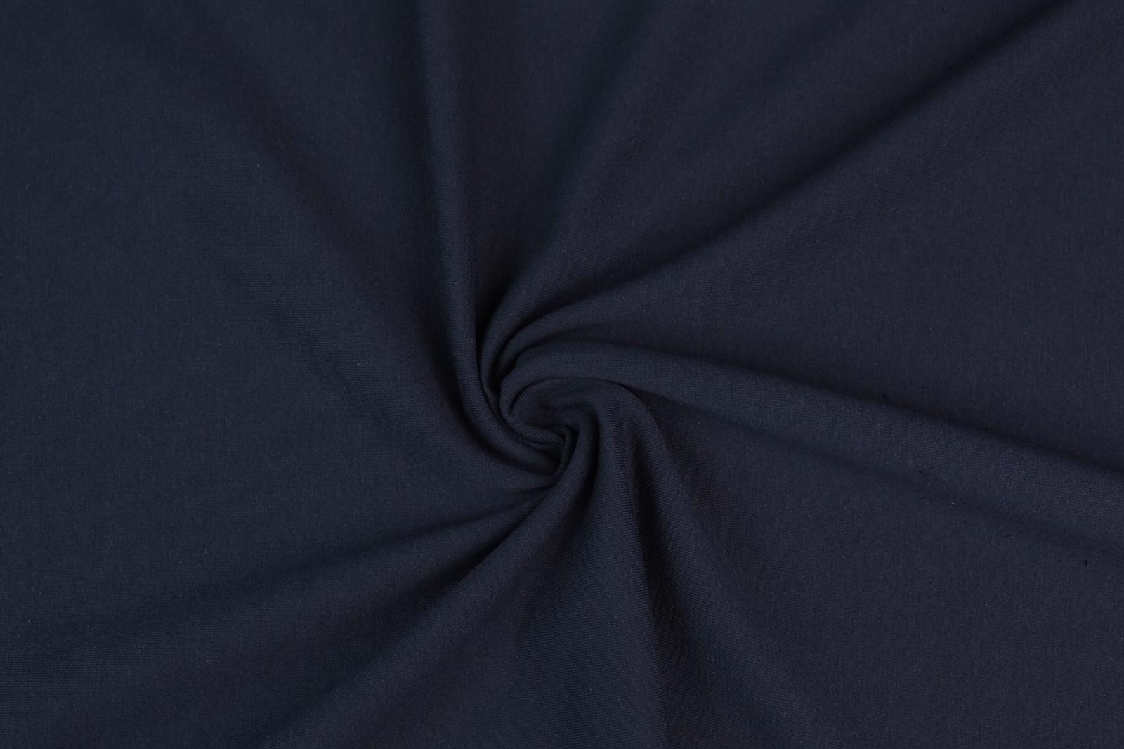 Teplákovina elastická modrá navy 240 g