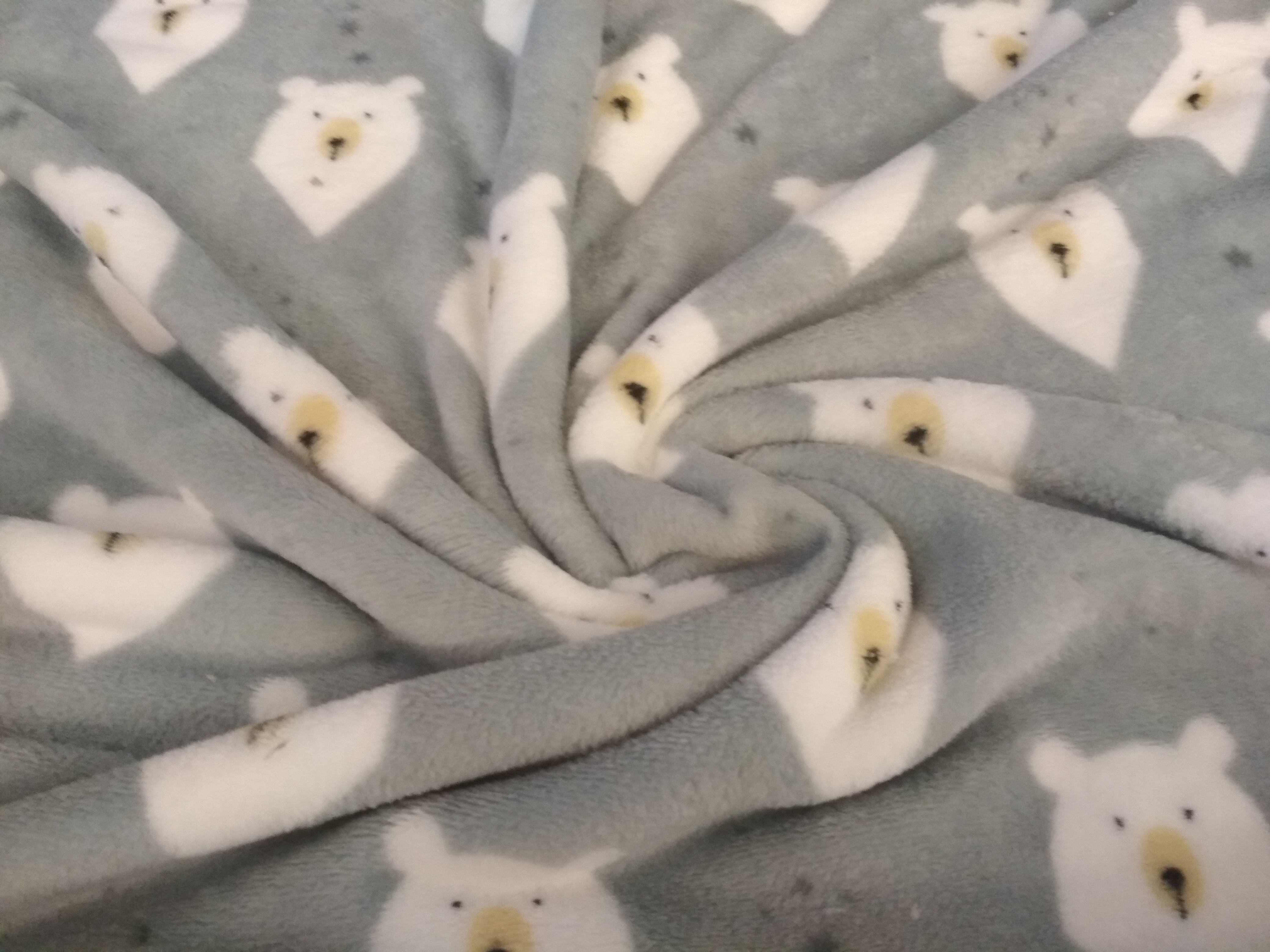 Flanel fleece lední medvěd