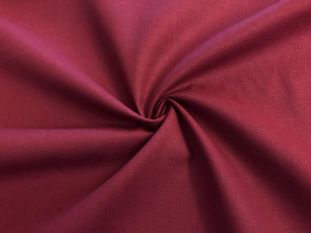 Bavlněné plátno bordové