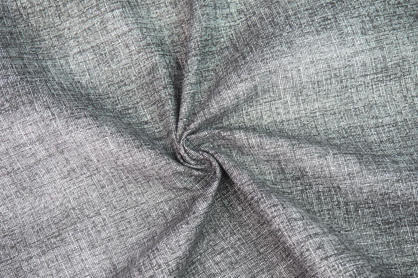 Bavlněné plátno černé melé