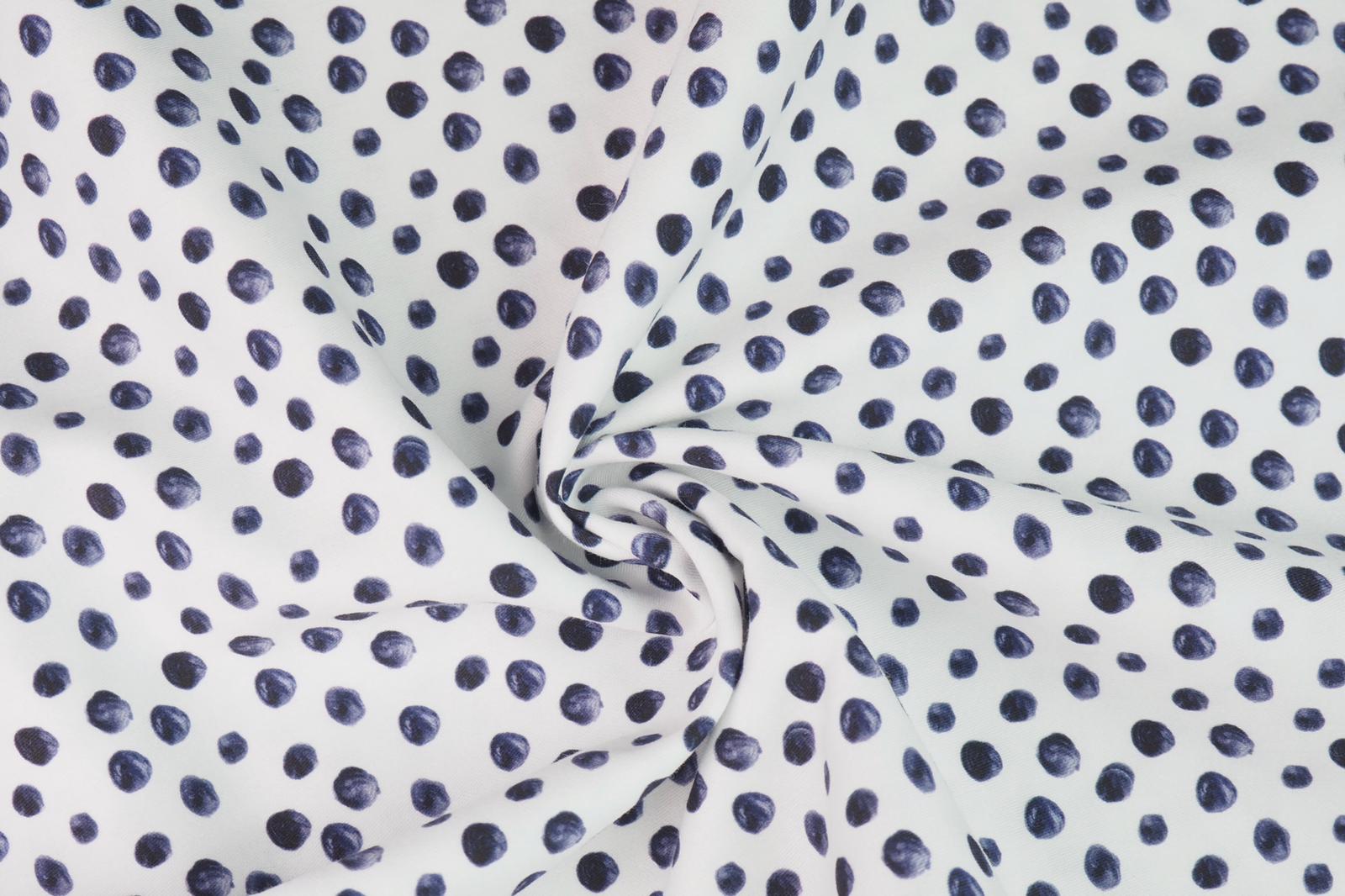 Bavlněný satén borůvky