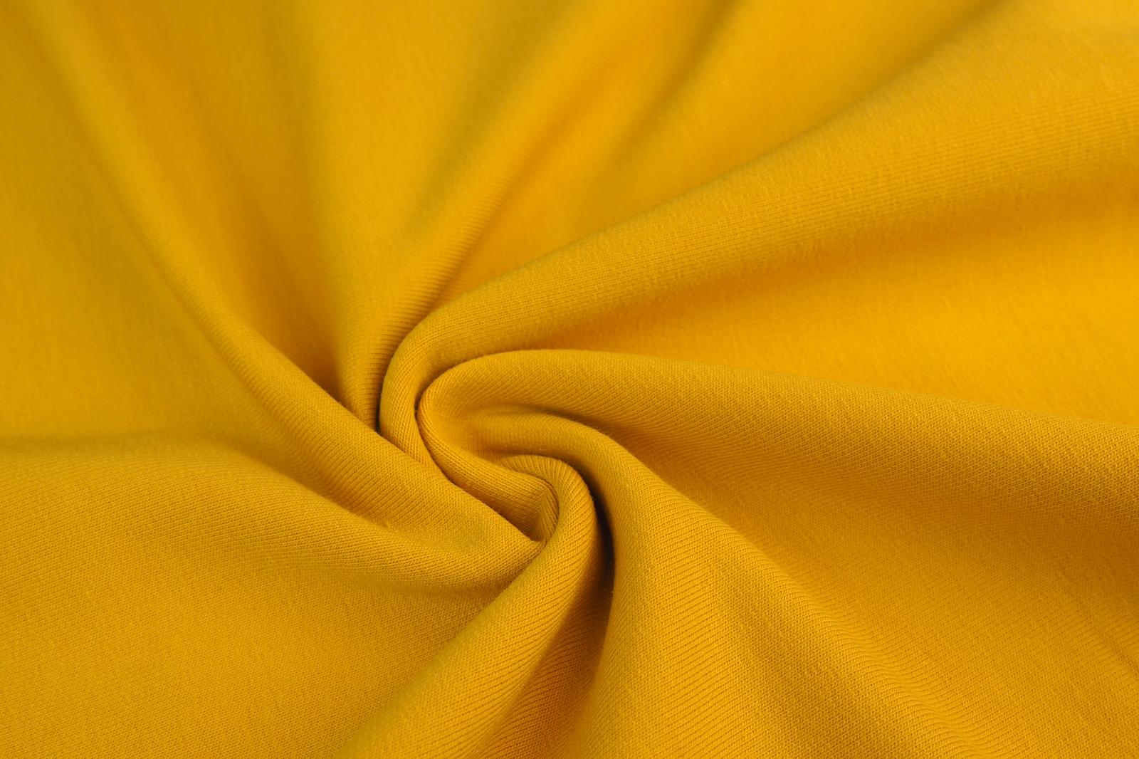 Teplákovina elastická hořčicová 240 g