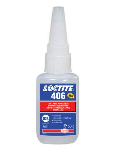 LOCTITE – Vteřinové lepidlo 406/50g Distrimo-cz