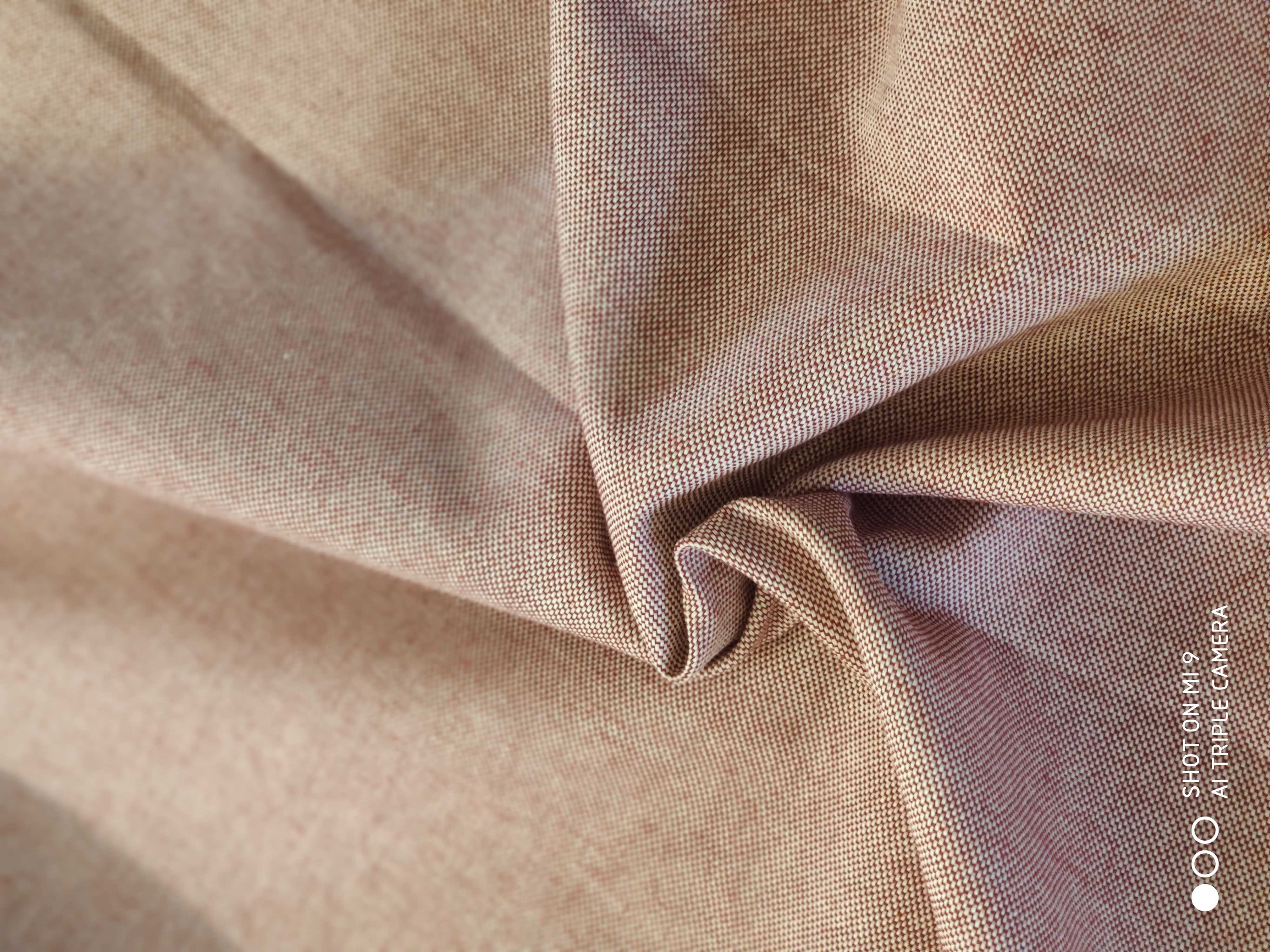 Bavlna režná temně červené melé