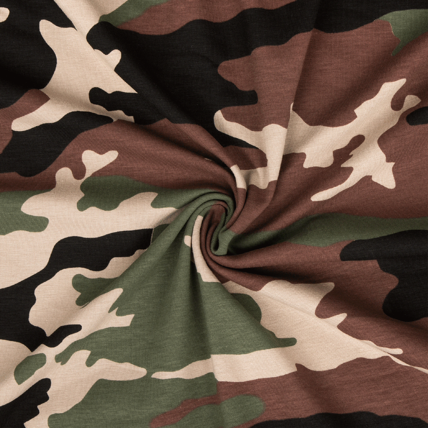 Teplákovina maskáč hnědozelený větší