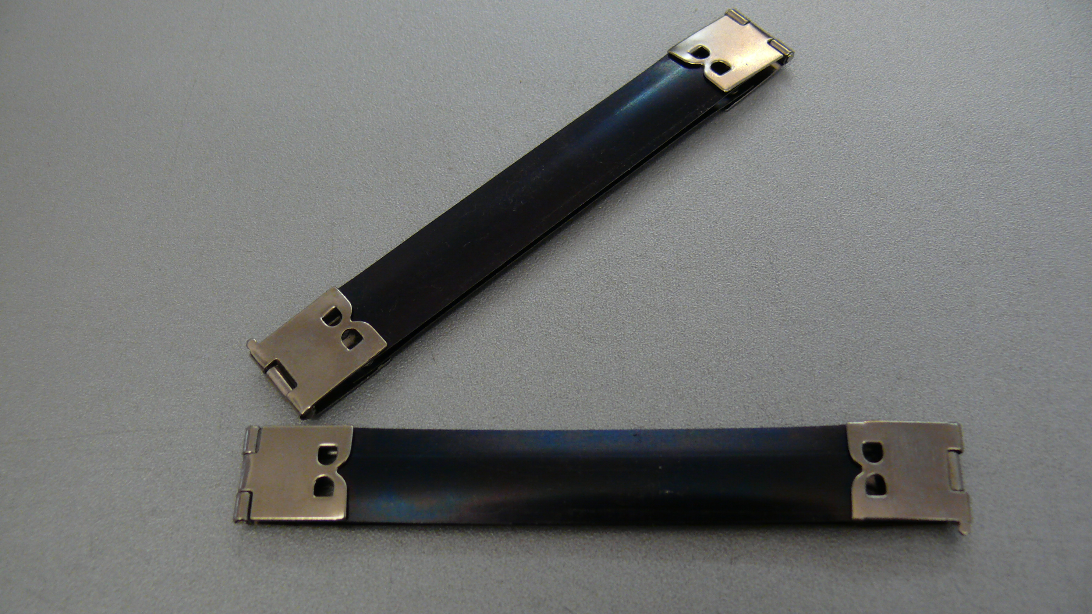 Zapínání na výrobu peněženky 14 x 120 mm dolarovka