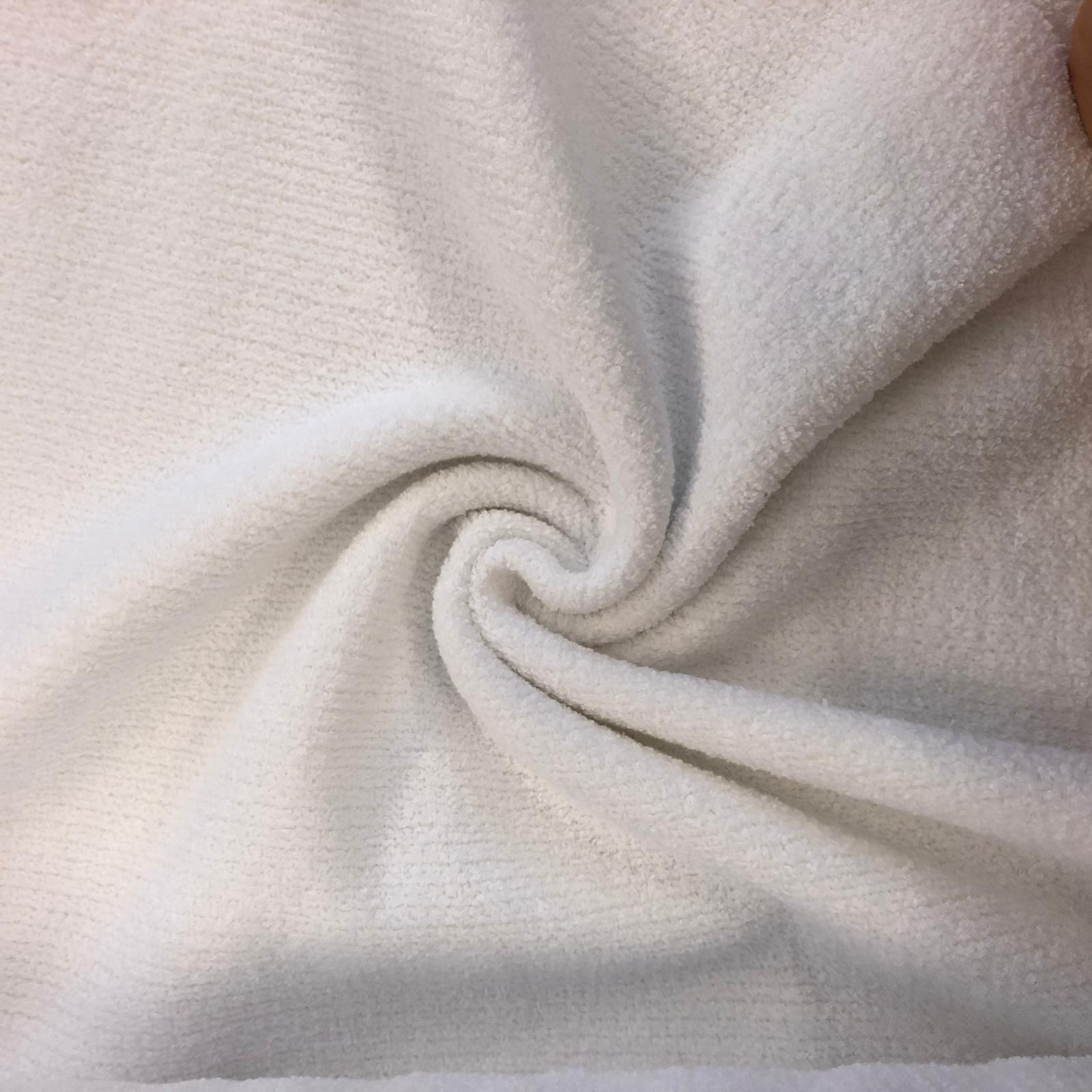 Bavlna vafle s froté bílé