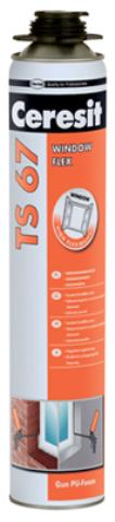 CERESIT TS67 PU pistolová WINDOWS FLEX 750ml Distrimo-cz