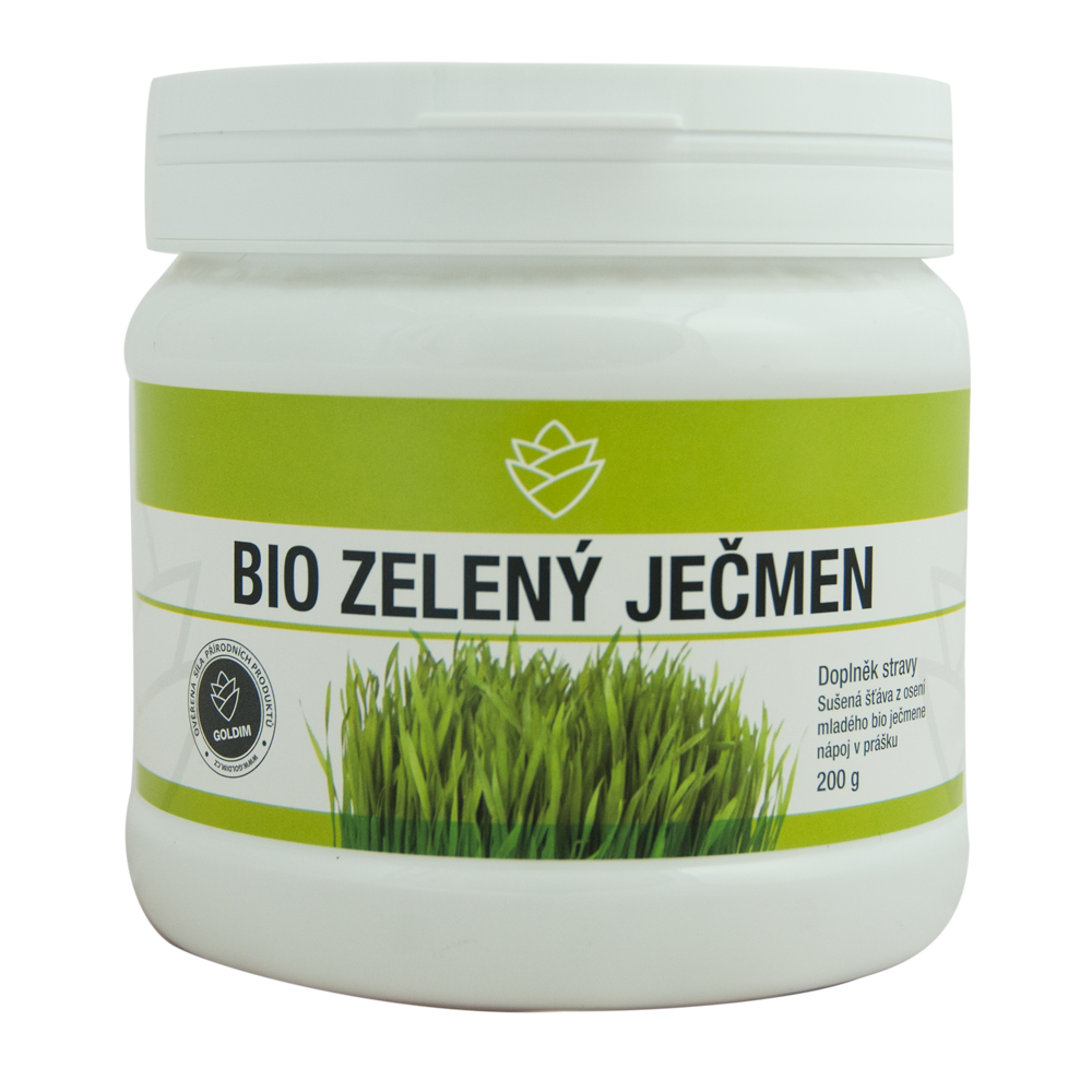 Goldim BIO ZELENÝ JEČMEN 200 g Darjeeling.cz