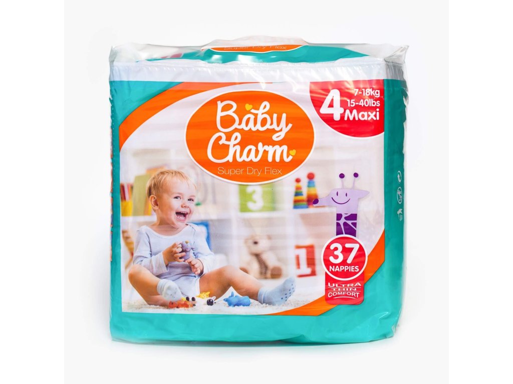 Ontex Turnov Baby Charm Super Dry Flex vel.4 Maxi
