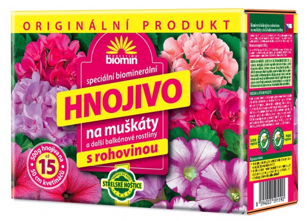 Forestina Biomin - muškáty 0