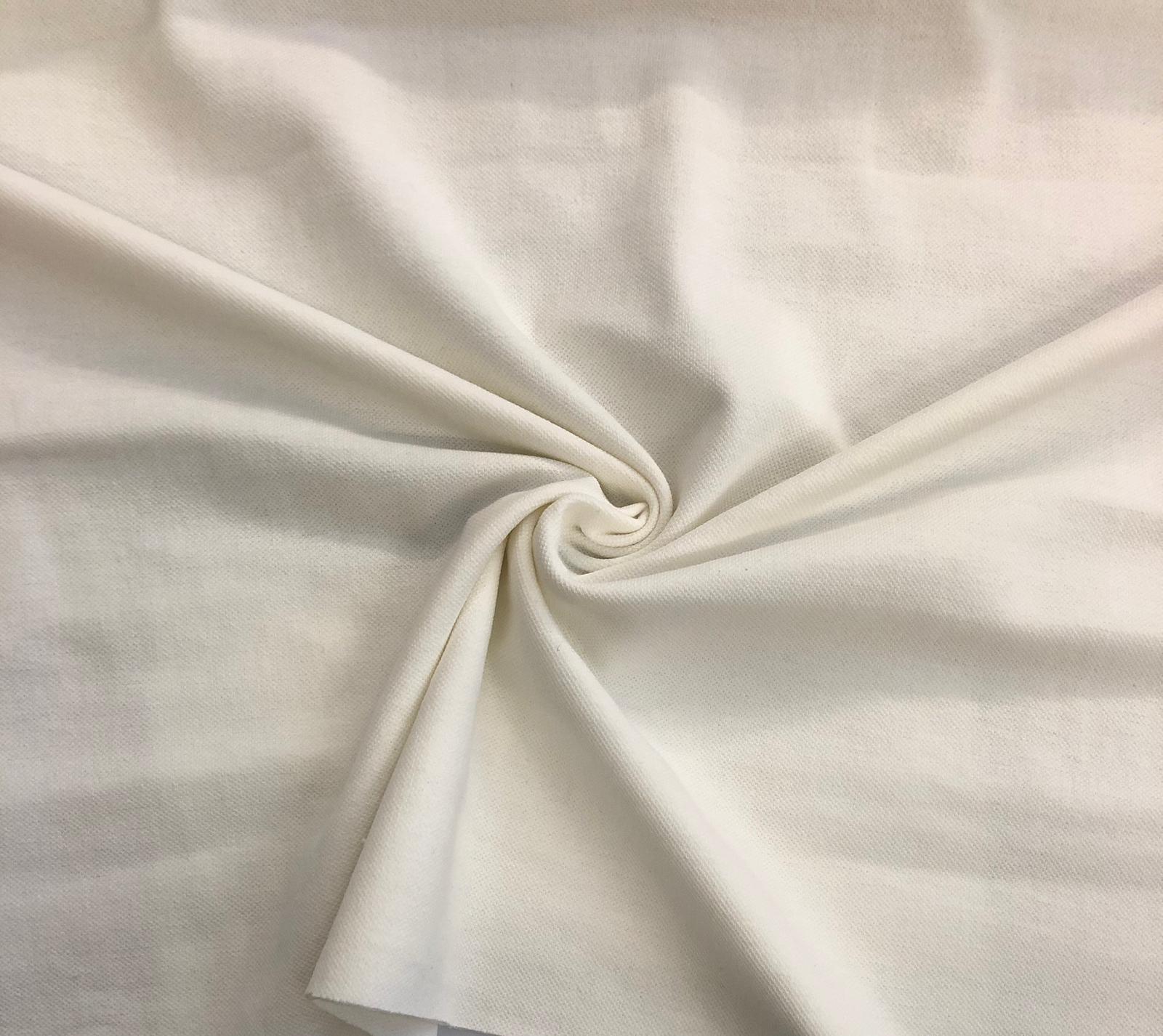 bavlněný úplet piké bílé