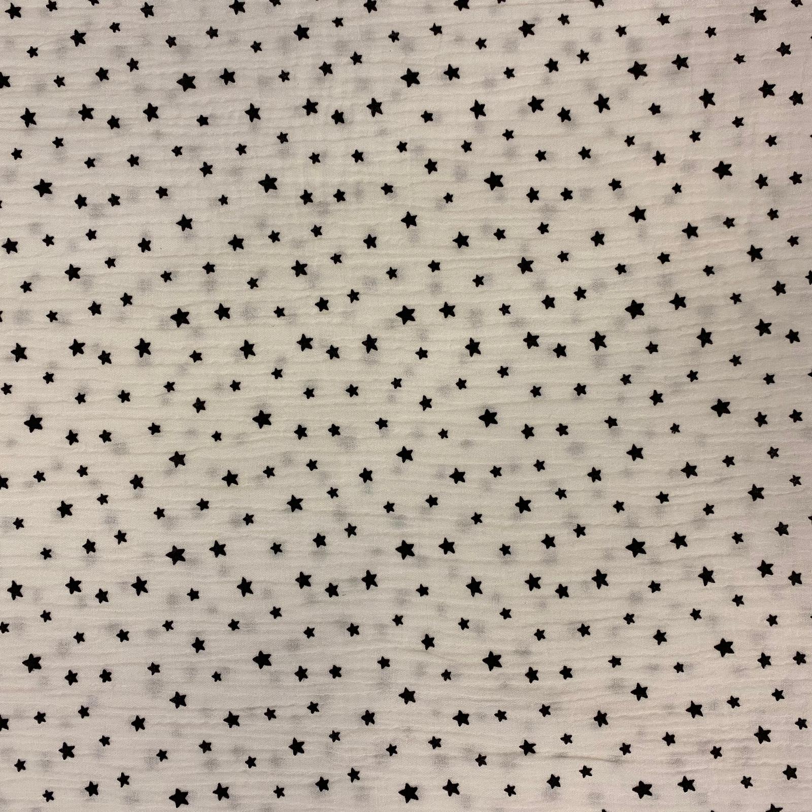 Fáčovina černé hvězdičky na krémové