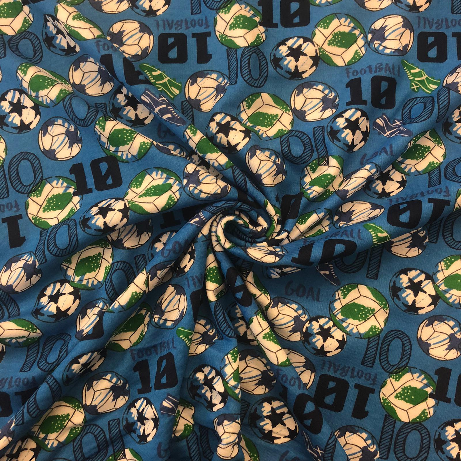 Oboulící úplet fotbal na střední modré