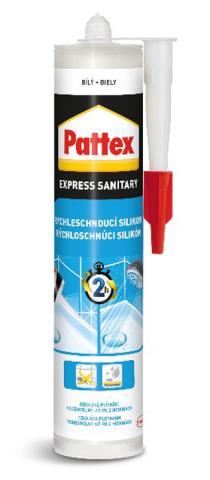 PATTEX Rychlesch. sanit. silikon 280ml – bílý Distrimo-cz