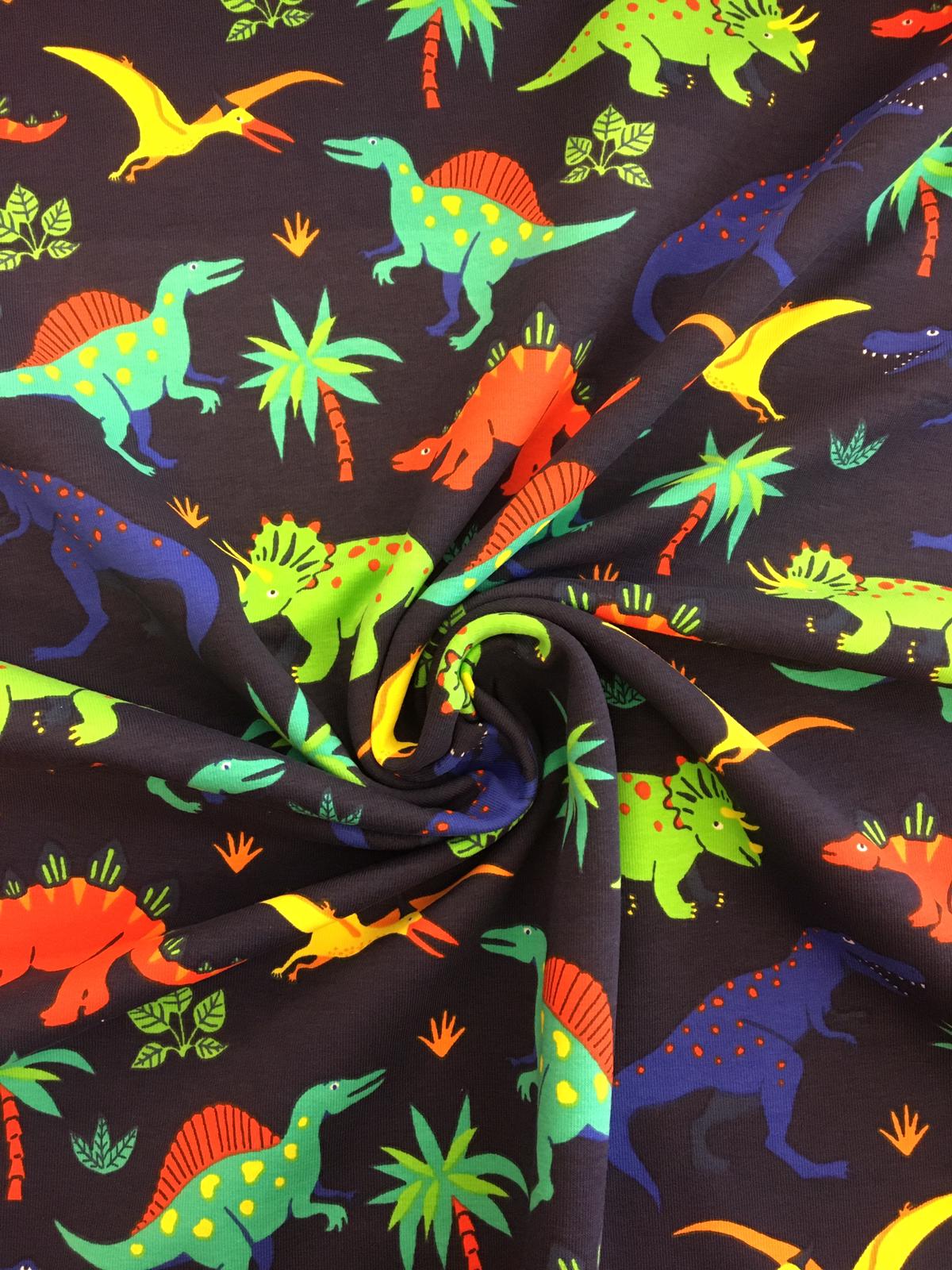 Teplákovina jurský svět na tmavě modré