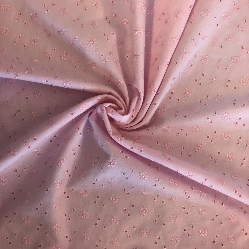 Madeira růžová třpytivá nitka