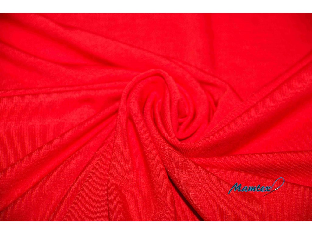 Bavlněný úplet korálová