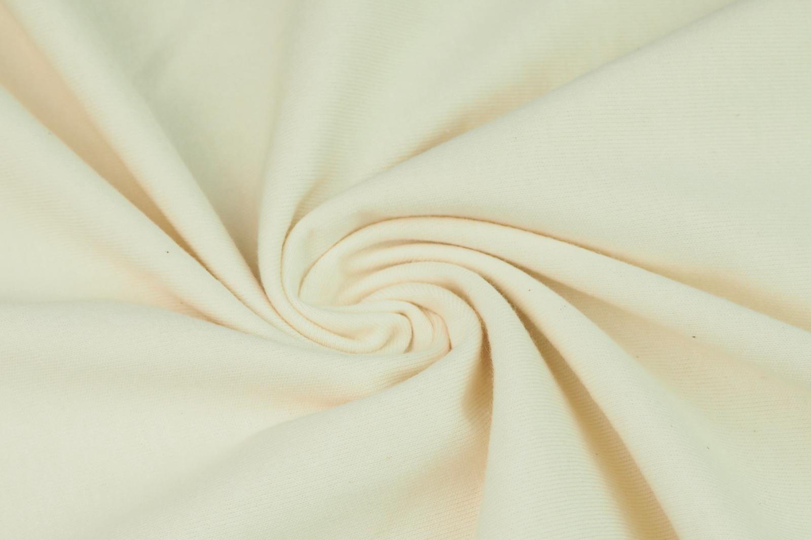 BIO bavlněný úplet jednolíc nebarvený přírodní