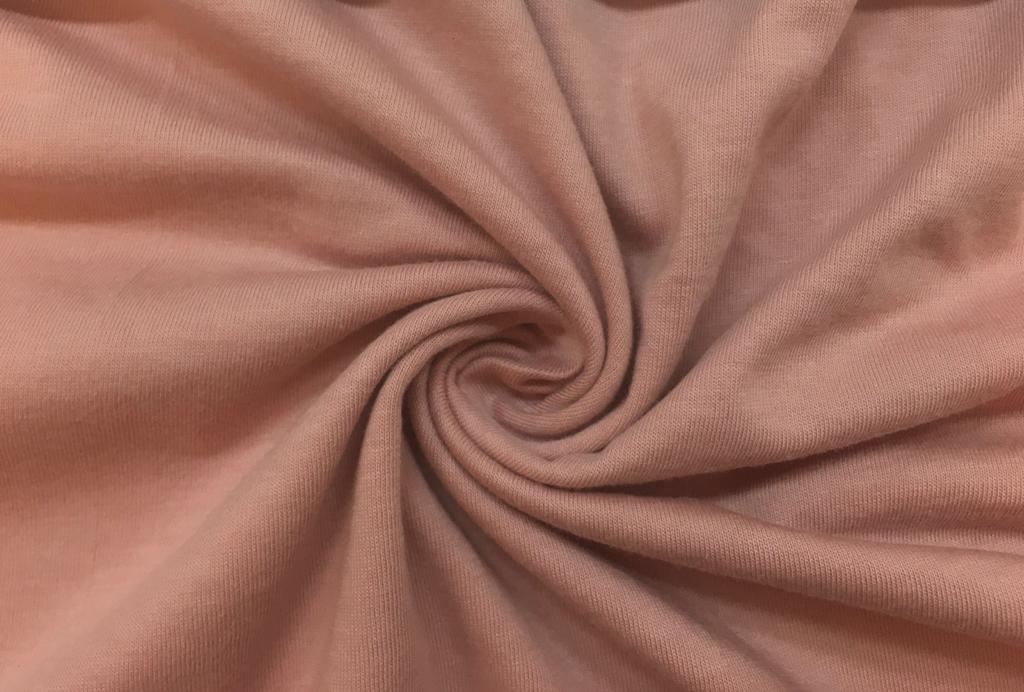 Bavlněný úplet jednolíc 100 % Ba starorůžový 160 g