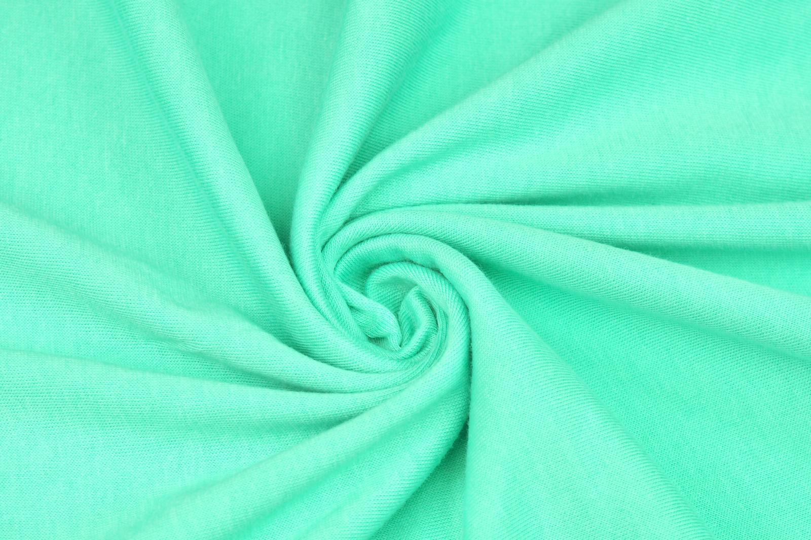 Bavlněný úplet jednolíc 100 % Ba mint 160 g