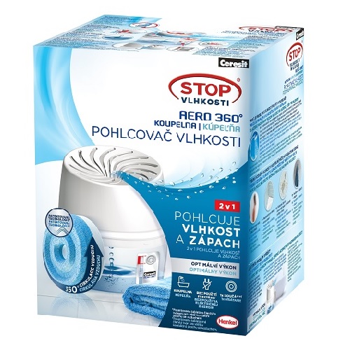 Ceresit STOP vlhkosti AERO – přístroj KOUPELNA Distrimo-cz