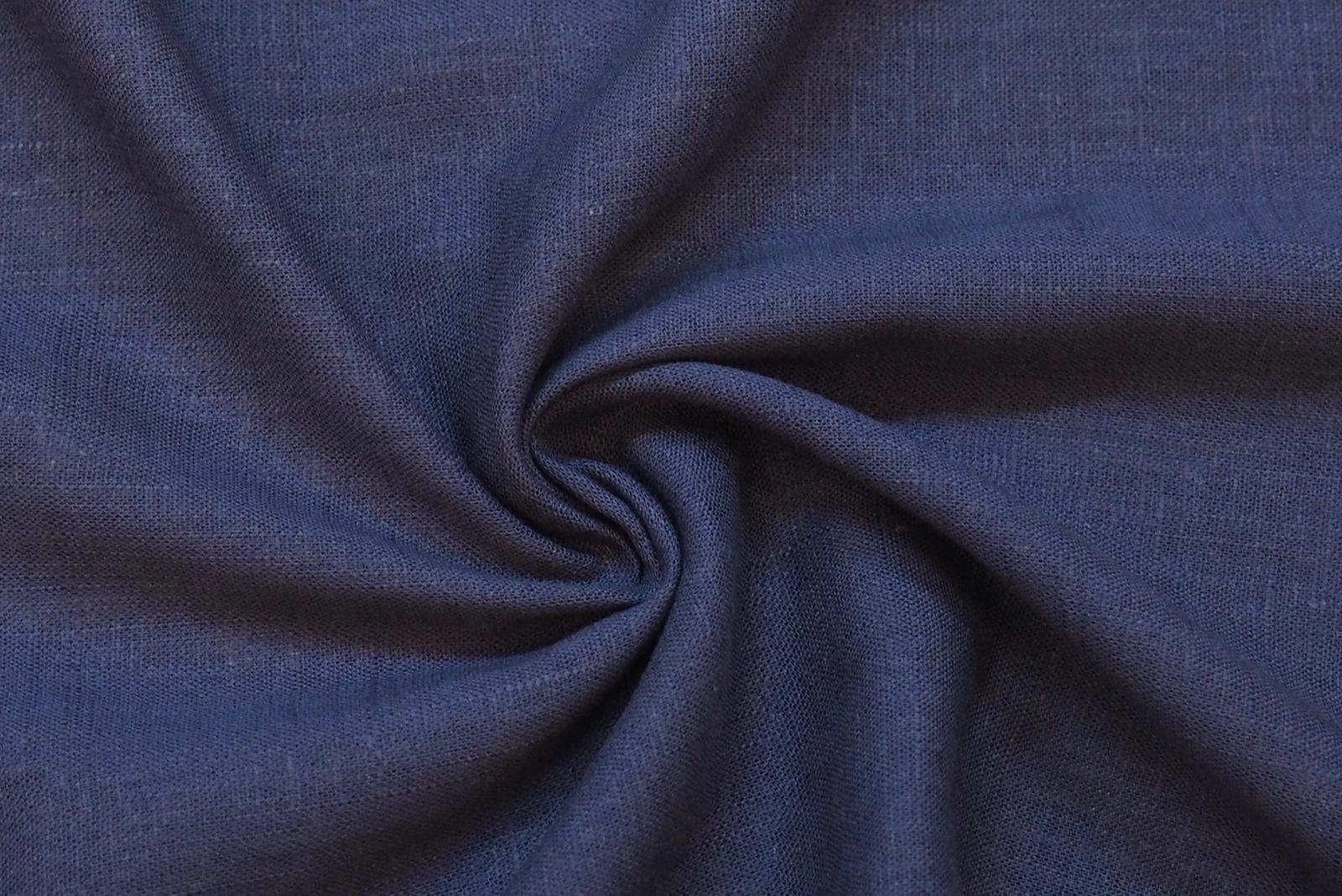 Lněná tkanina jeans