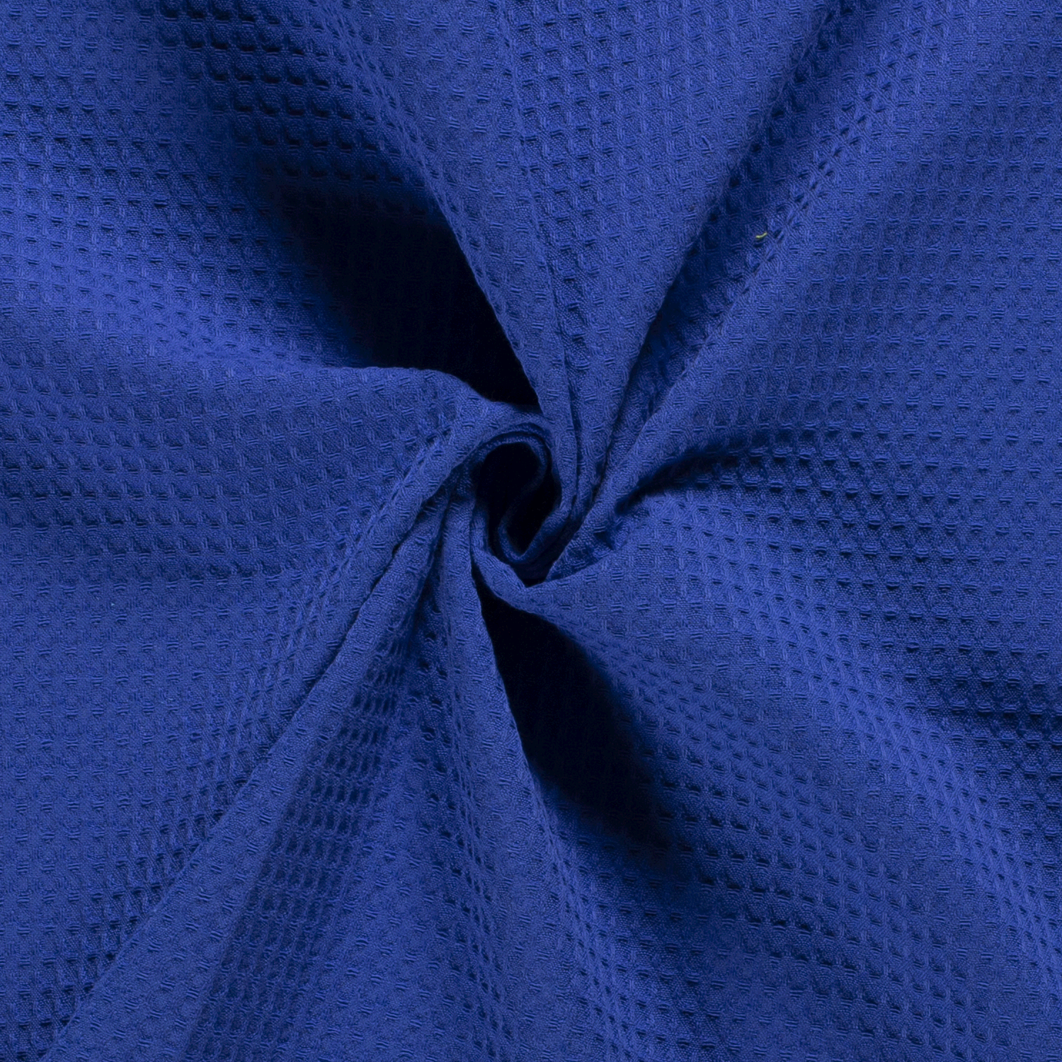 Bavlna vafle královsky modrá