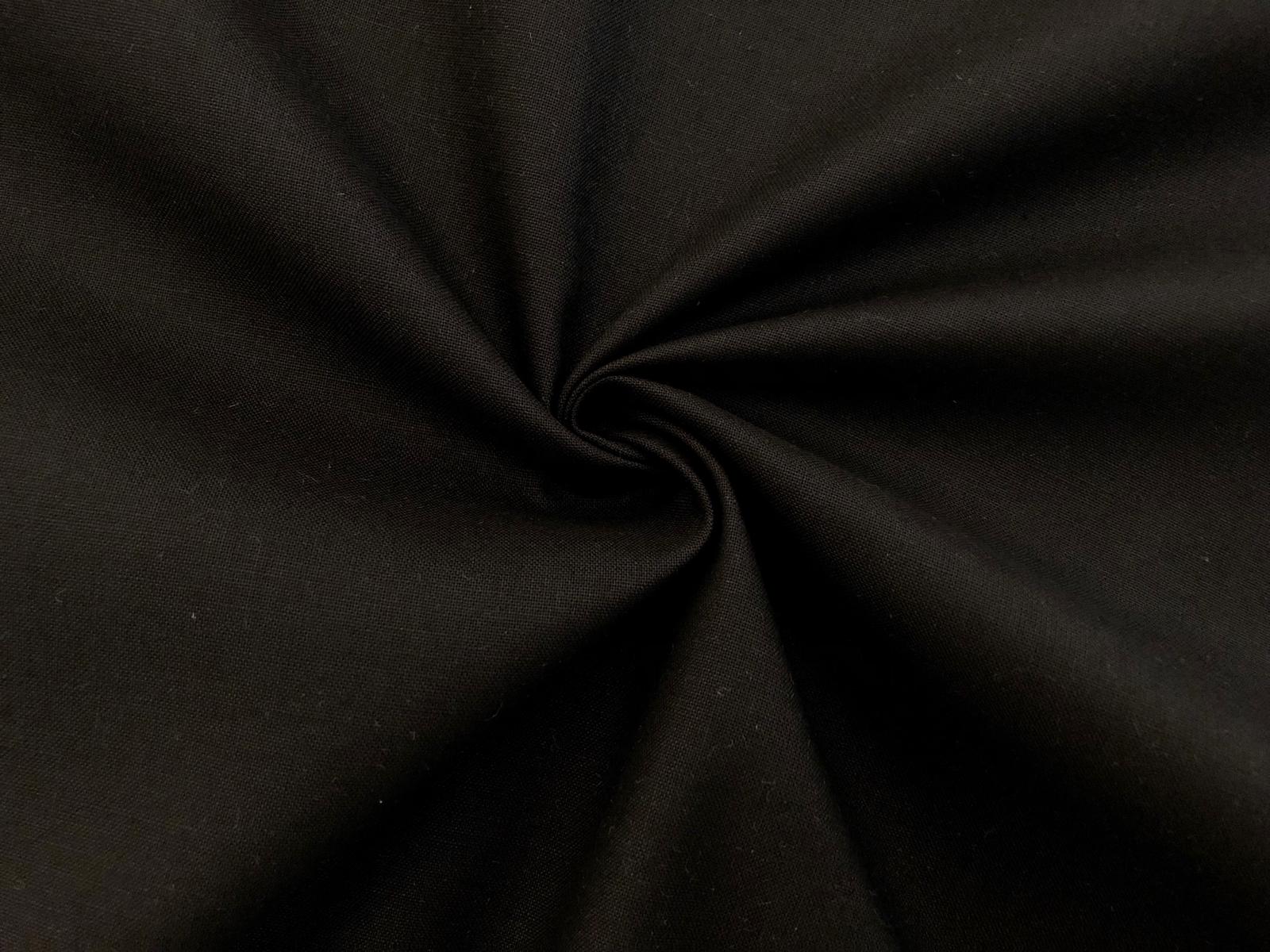 Bavlněné plátno černé