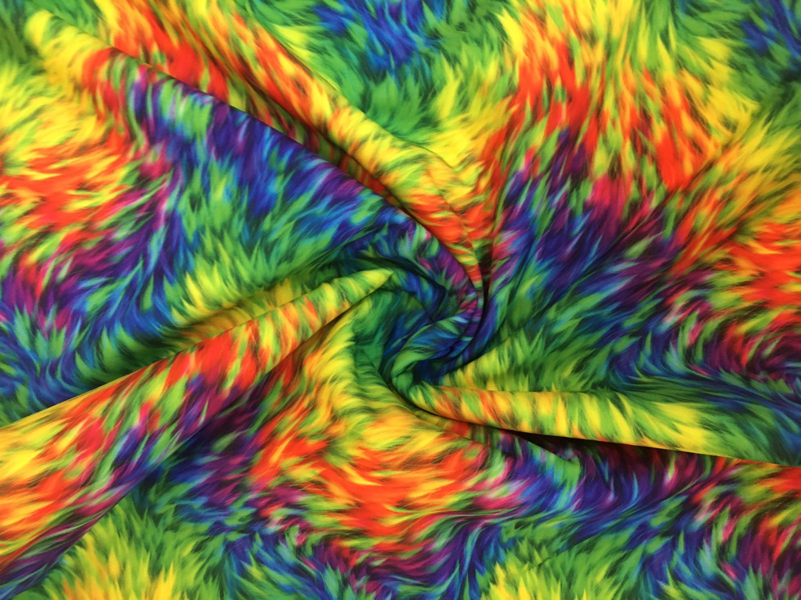 Softshell abstraktní vzor - mix barev