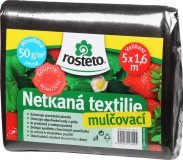 Netkaná textilie černá - šíře 5 x 1