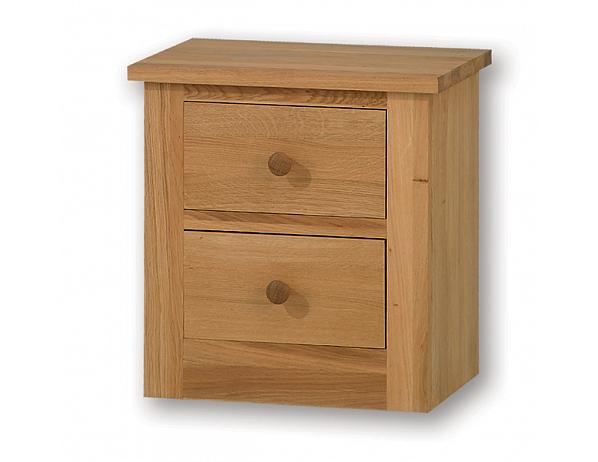 Noční stolek - 2 zásuvky Unis-N