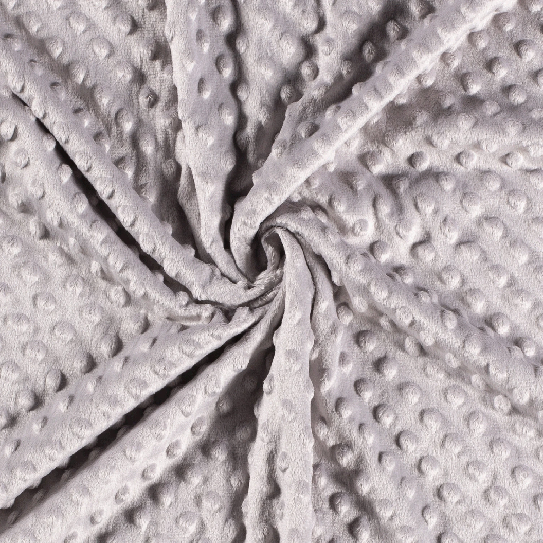 Minky světle šedé