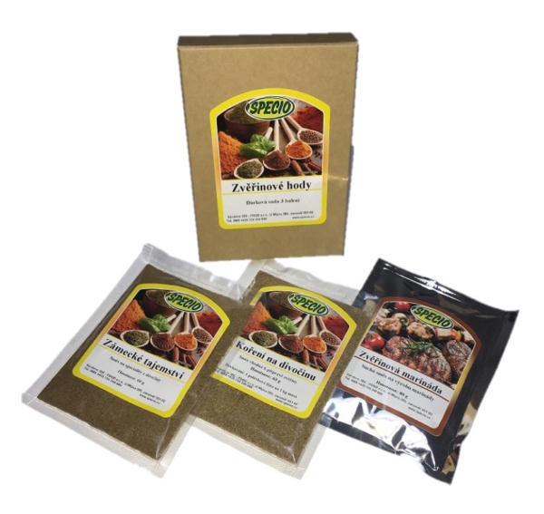 Zvěřinové hody - sada 3 koření IDC-FOOD s.r.o.