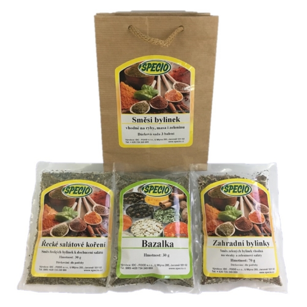Směsi bylinek - sada 3 koření IDC-FOOD s.r.o.