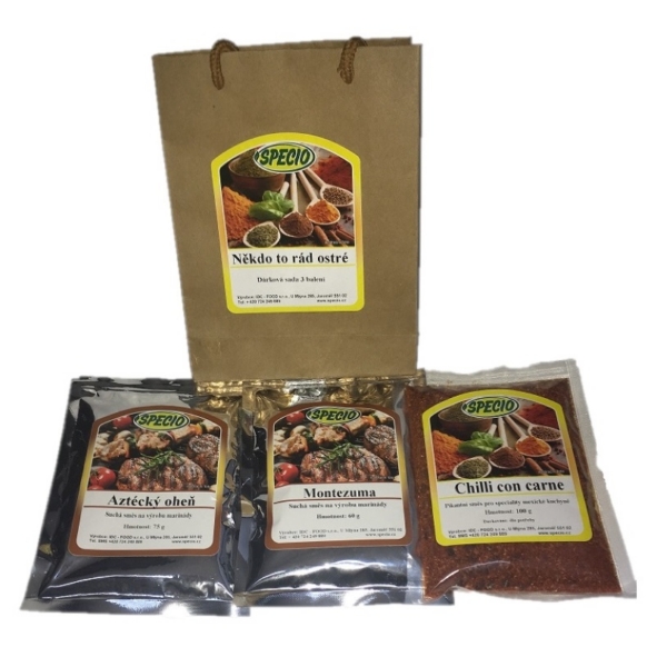 Někdo to rád ostré - sada 3 koření IDC-FOOD s.r.o.