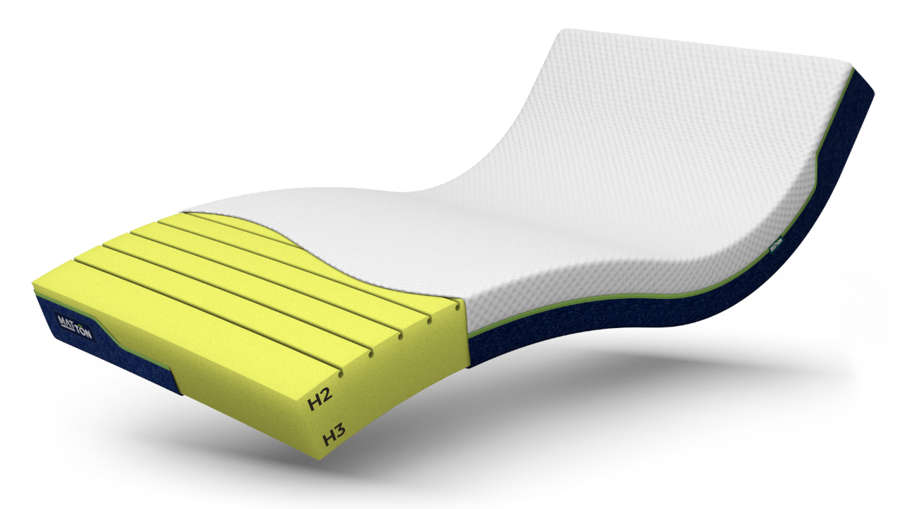 MATTON SKA HR 130x200x10 Aloe Vera - rozdělitelný zipem MATTON