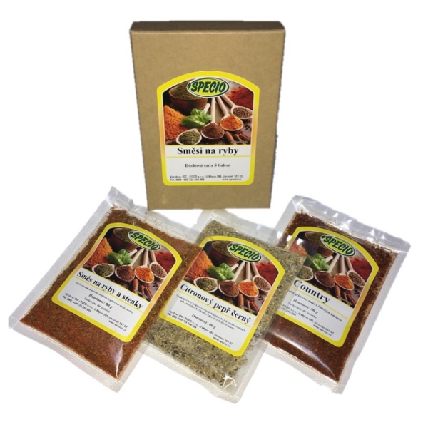 Směsi na ryby - sada 3 koření IDC-FOOD s.r.o.