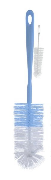 BabyOno Kartáč na čištění lahví a dudlíků Barva: Modrá Darjeeling.cz