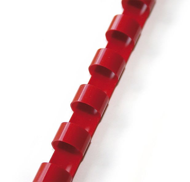 Plastový hřbet 22mm červená 50ks Papermax-cz